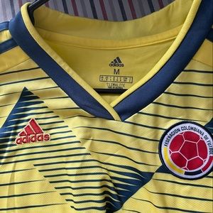 Colombia national team home jersey, medium yellow adidas